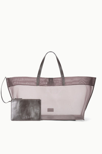 Christos Large Mesh Tote Espresso | STAUD Recommended
