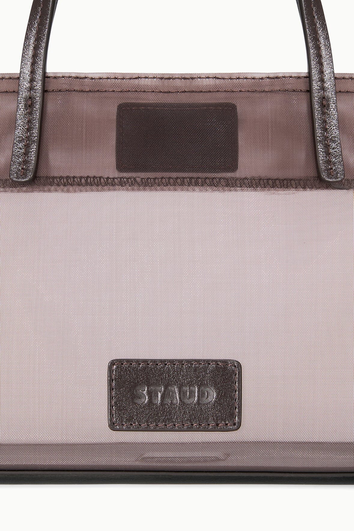 Christos Mini Mesh Tote Espresso | STAUD Great Value
