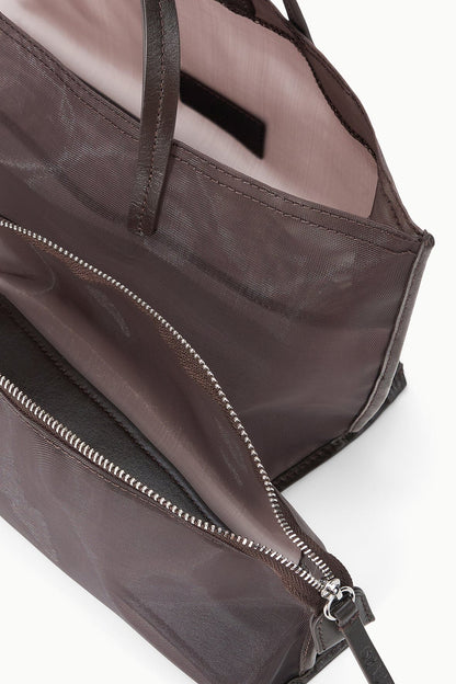 Christos Mini Mesh Tote Espresso | STAUD Great Value