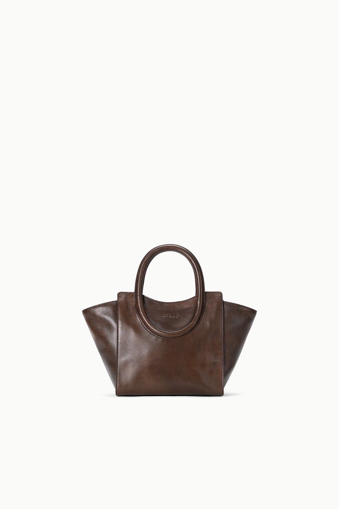 Maude Mini Tote Espresso Distressed | STAUD Customer Favorite