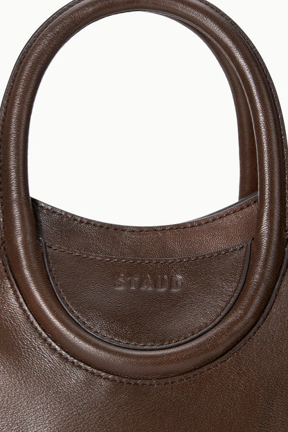 Maude Mini Tote Espresso Distressed | STAUD Customer Favorite