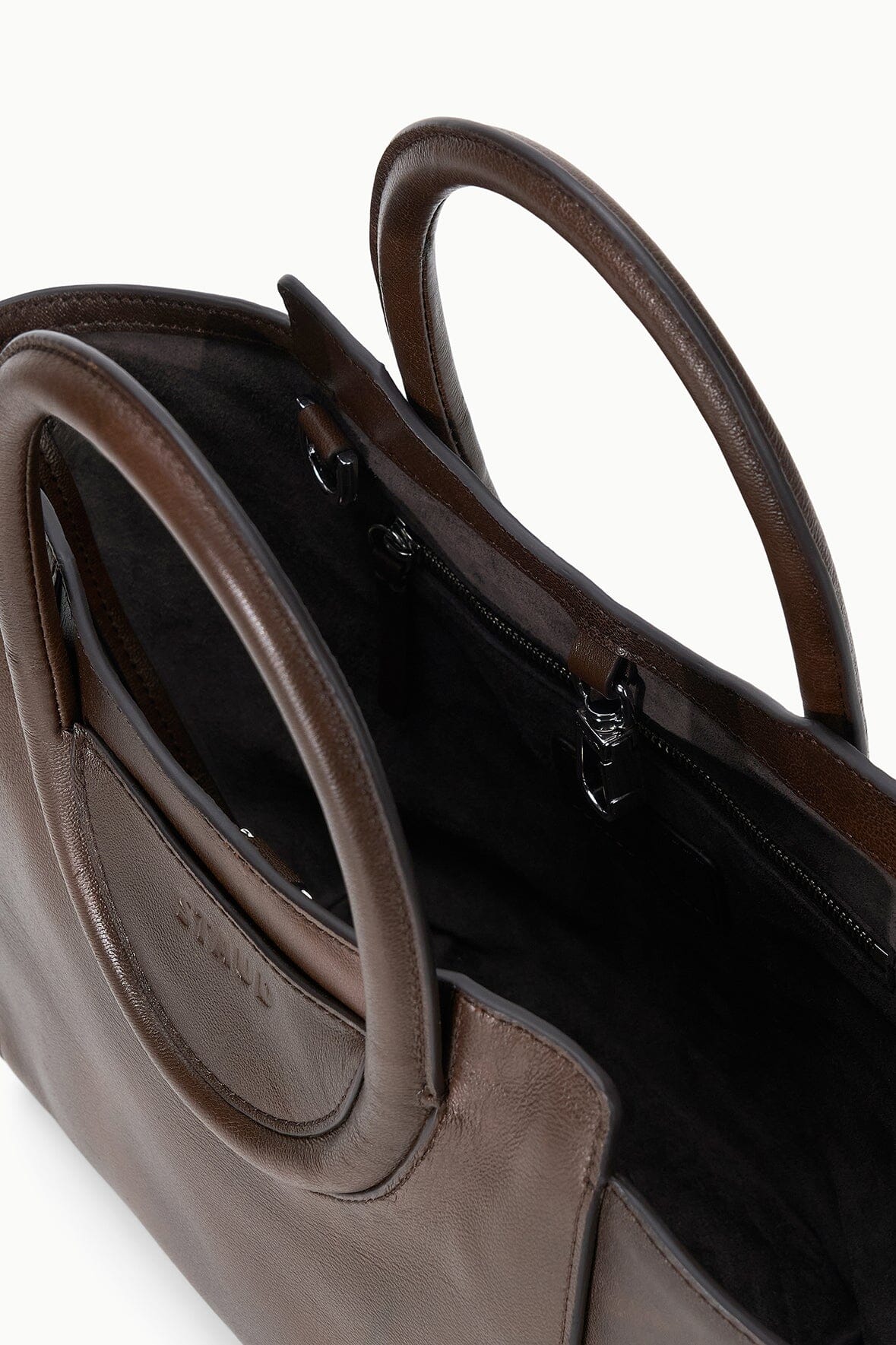 Maude Mini Tote Espresso Distressed | STAUD Customer Favorite