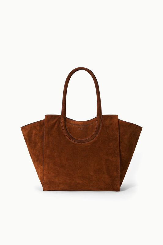 Maude Tote Bag Tabac Suede | STAUD Special Offer