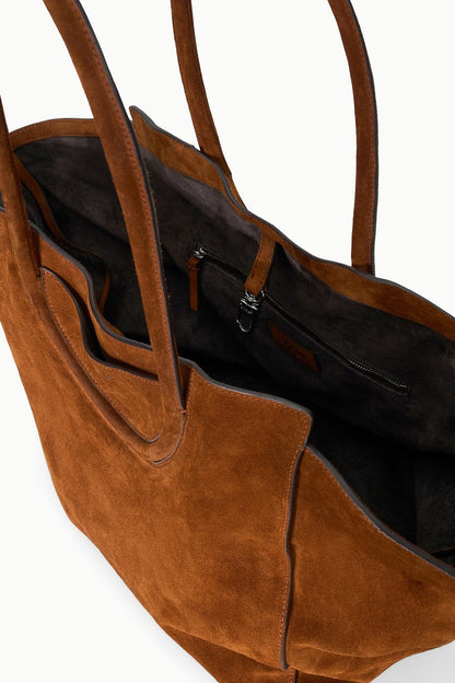 Maude Tote Bag Tabac Suede | STAUD Special Offer