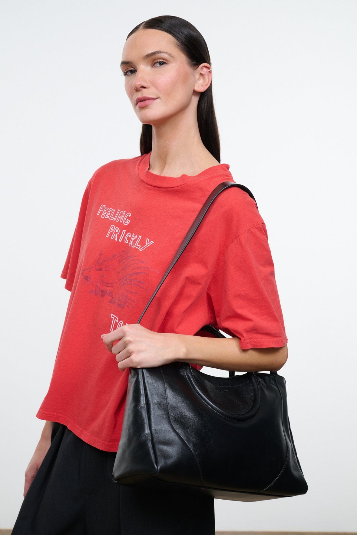 Maude Satchel Black | STAUD Exclusive