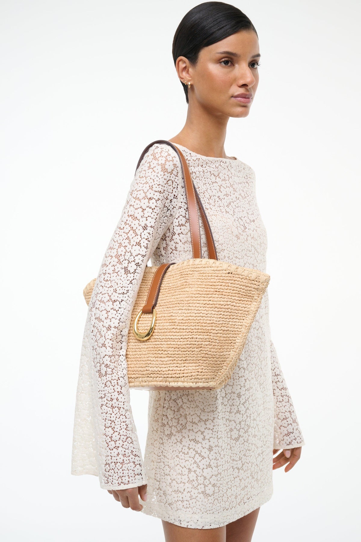 Vista Tote Natural/Tan | STAUD Top Pick