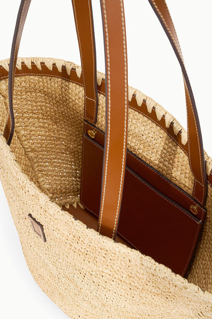 Vista Tote Natural/Tan | STAUD Top Pick
