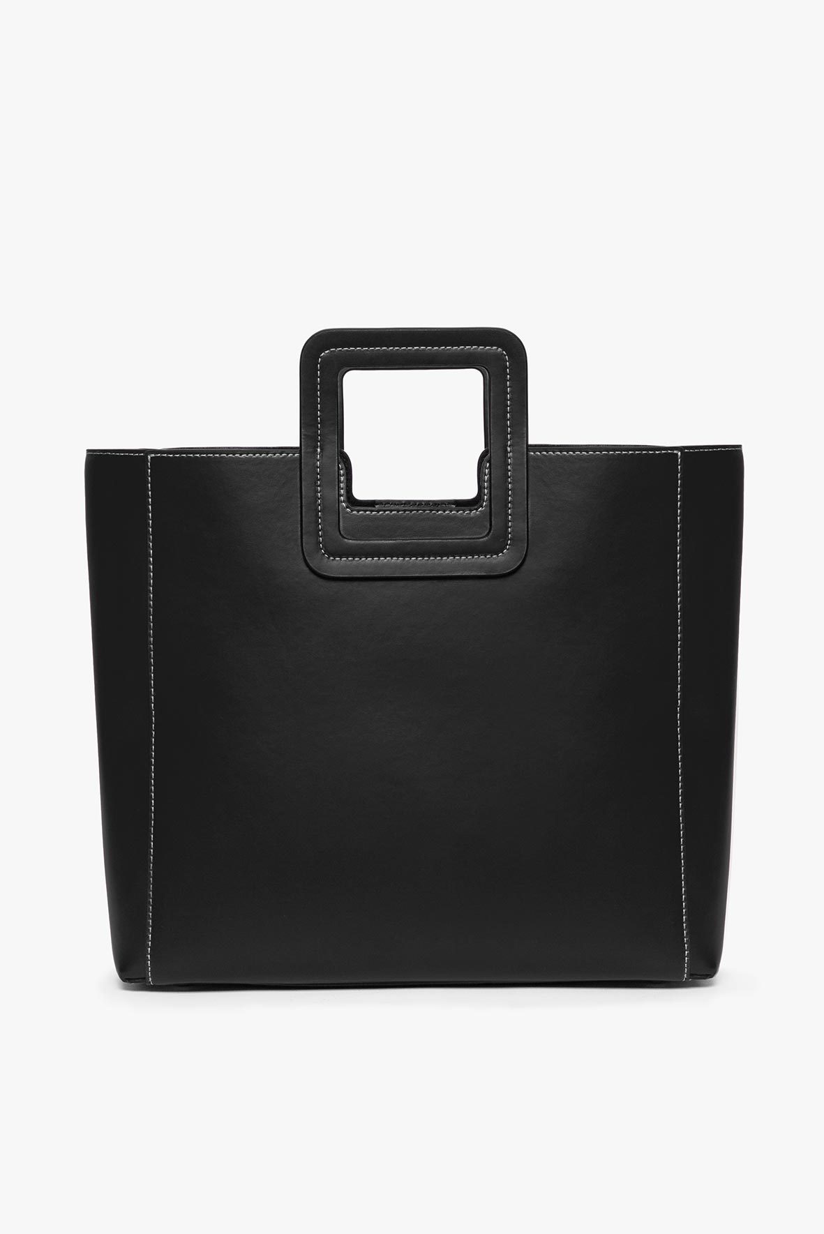 Shirley Leather Bag - Black | STAUD Smart Buy