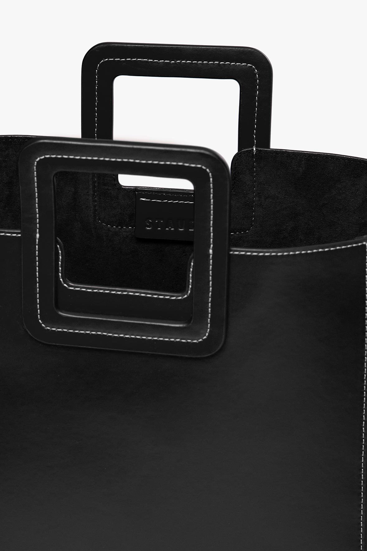Shirley Leather Bag - Black | STAUD Smart Buy