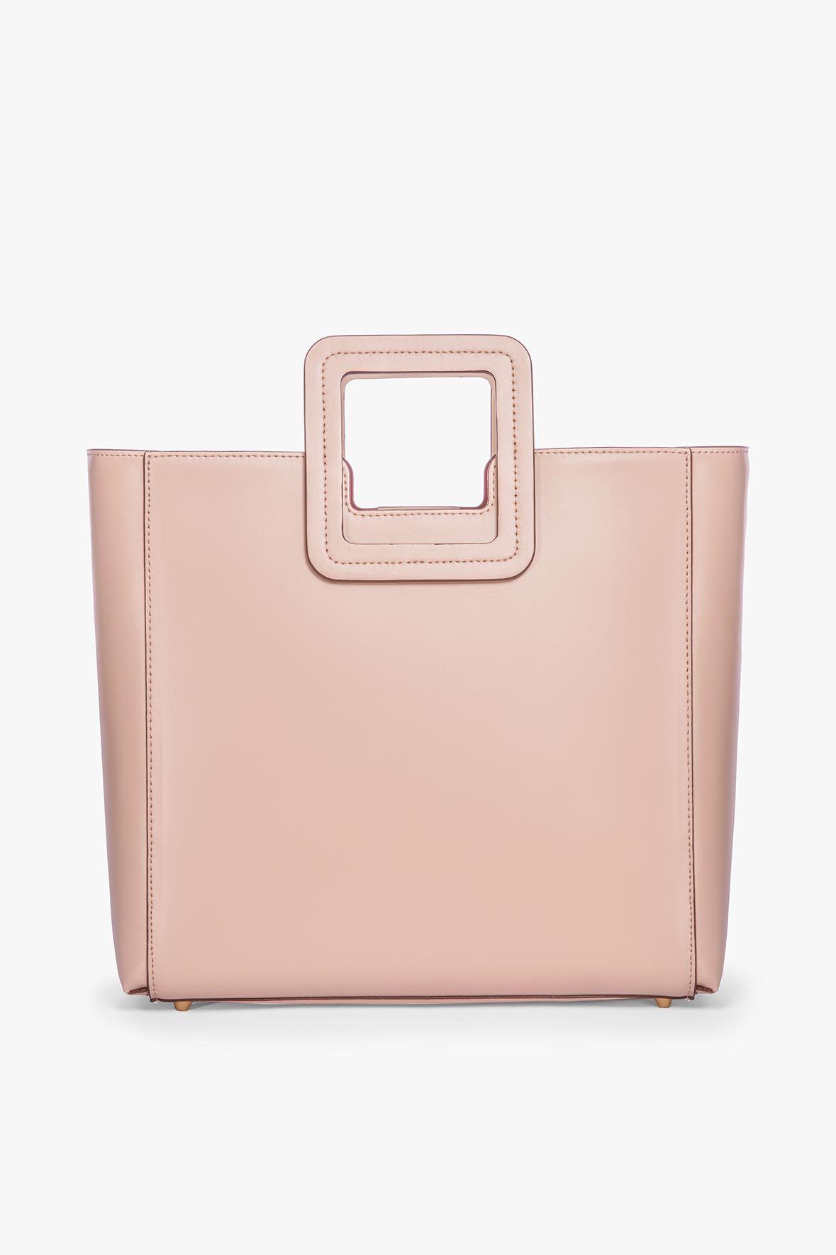 Shirley Leather Bag - Blush | STAUD New