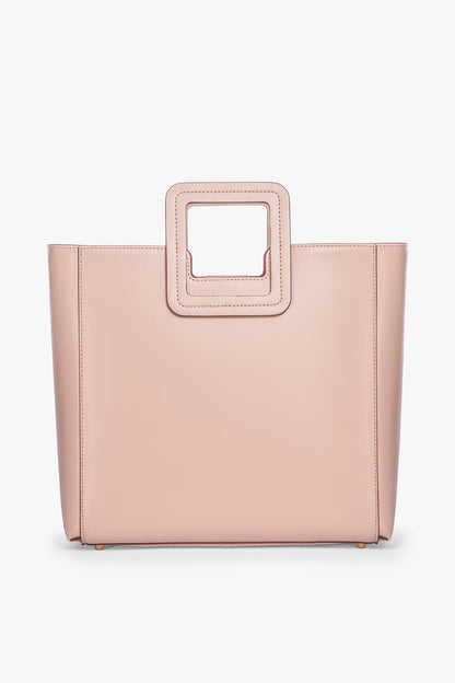 Shirley Leather Bag - Blush | STAUD New