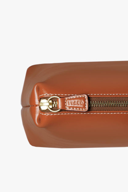 Shirley Leather Bag - Saddle | STAUD Special Offer