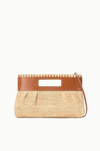 Lena Clutch Natural/Tan | STAUD Everyday