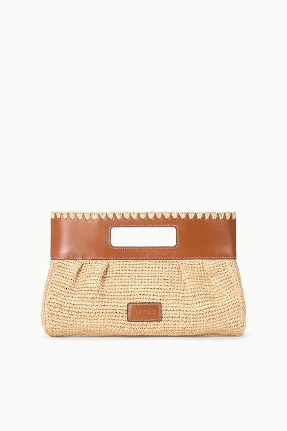 Lena Clutch Natural/Tan | STAUD Everyday