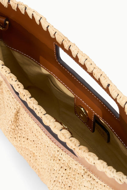Lena Clutch Natural/Tan | STAUD Everyday