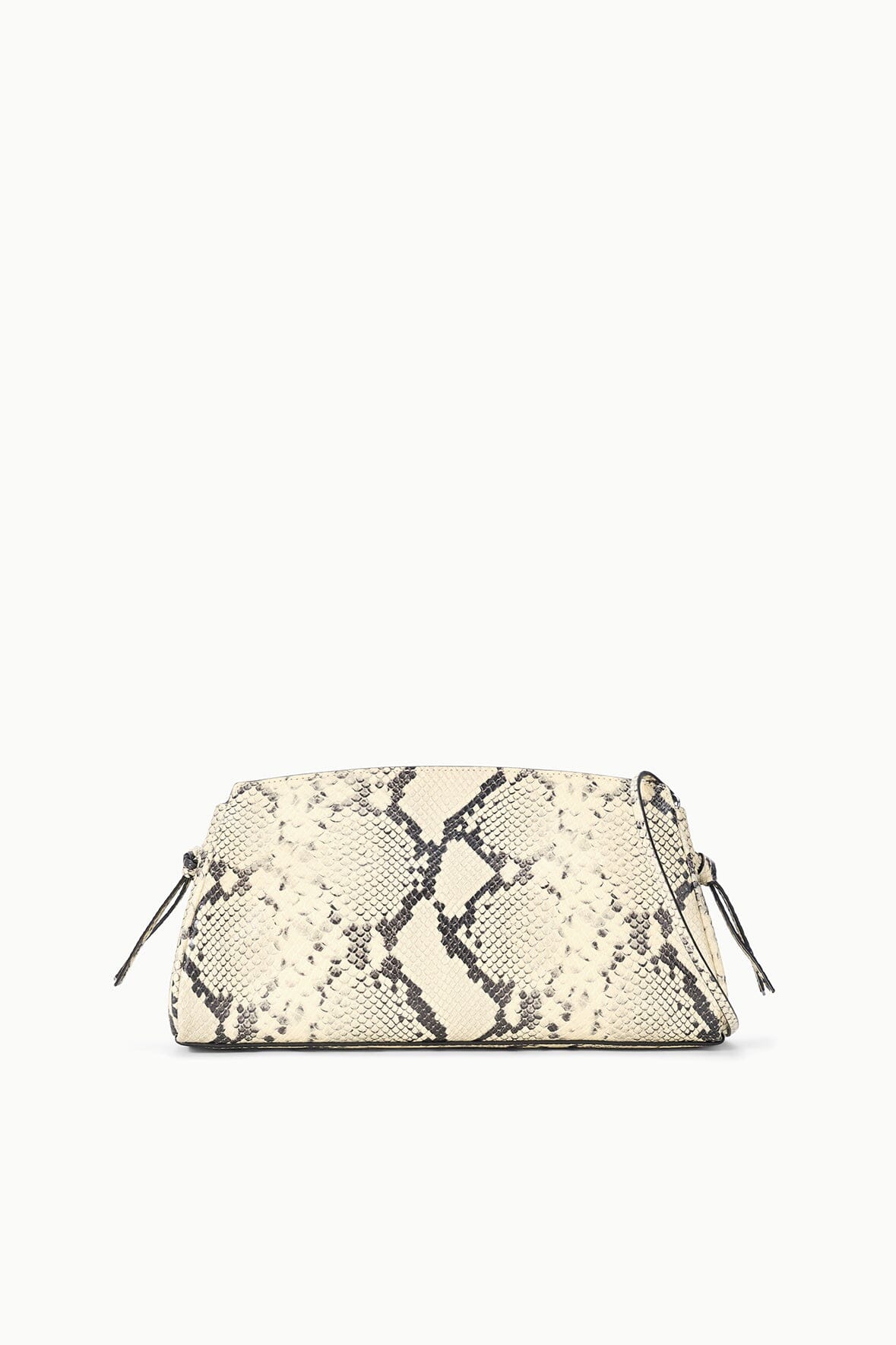 Maude Convertible Clutch White Snake | STAUD Classic