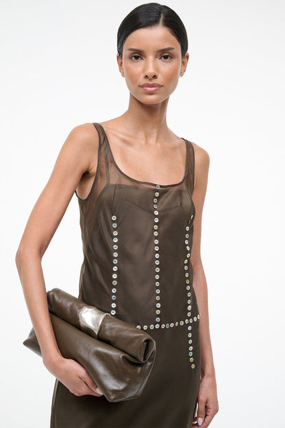 Cuff Clutch Truffle | STAUD Value