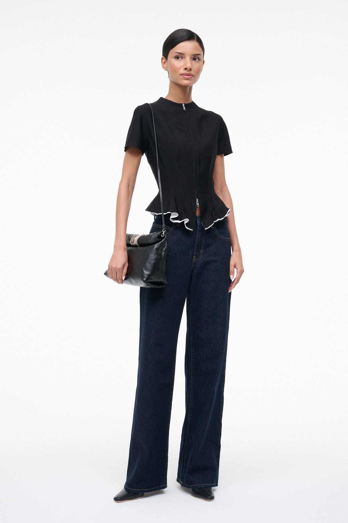 Cuff Clutch Black | STAUD Sale