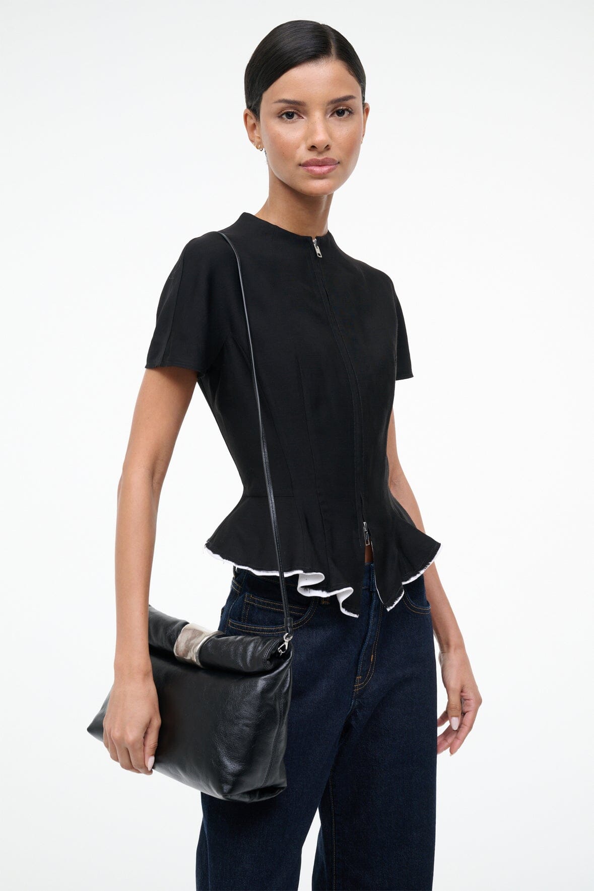 Cuff Clutch Black | STAUD Sale