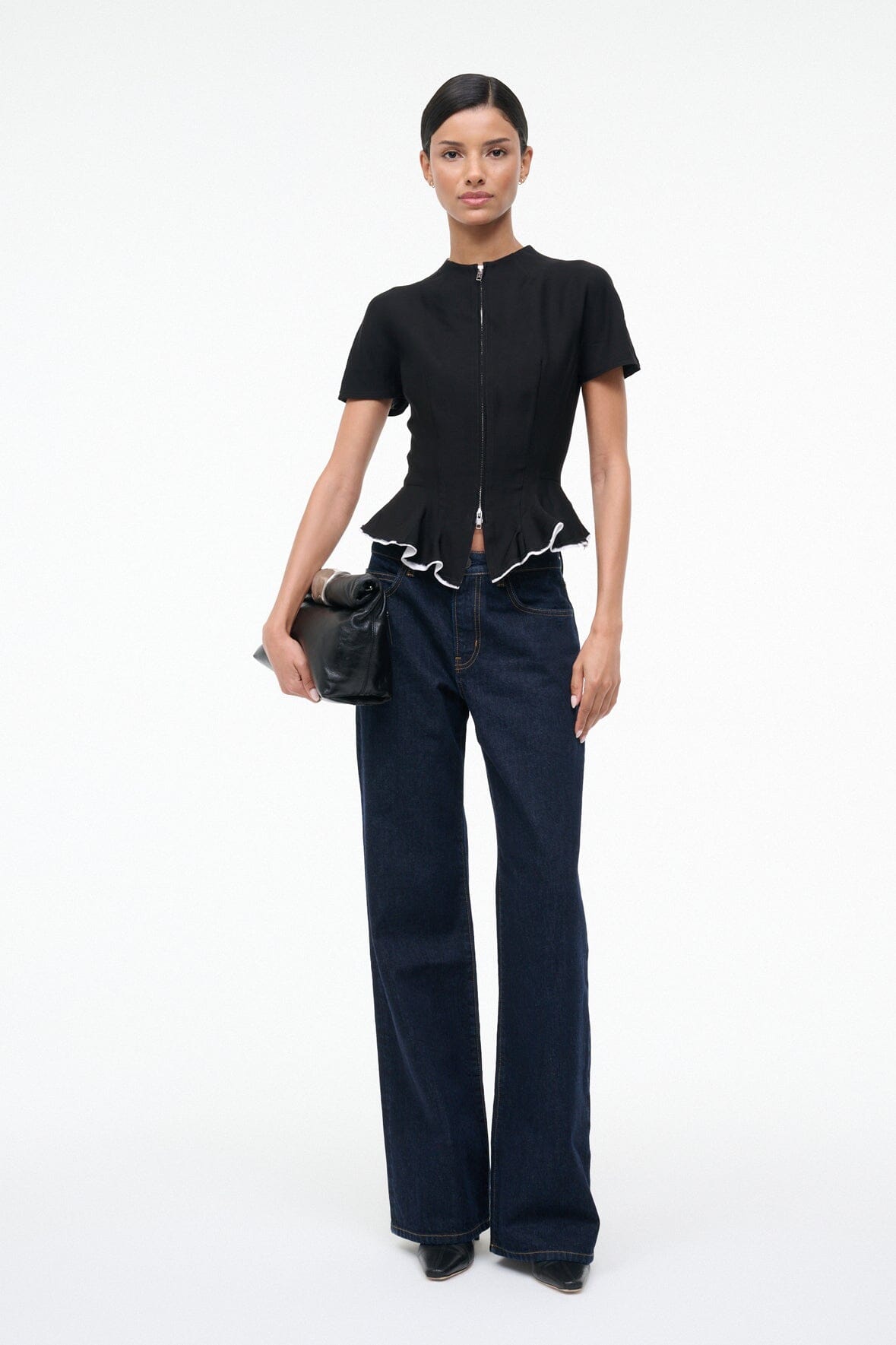 Cuff Clutch Black | STAUD Sale