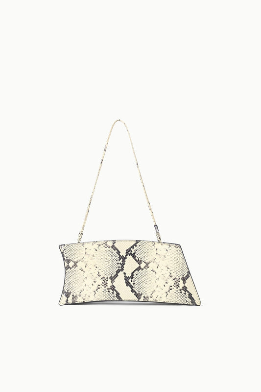 Coco Shoulder Bag White Snake | STAUD Best Seller