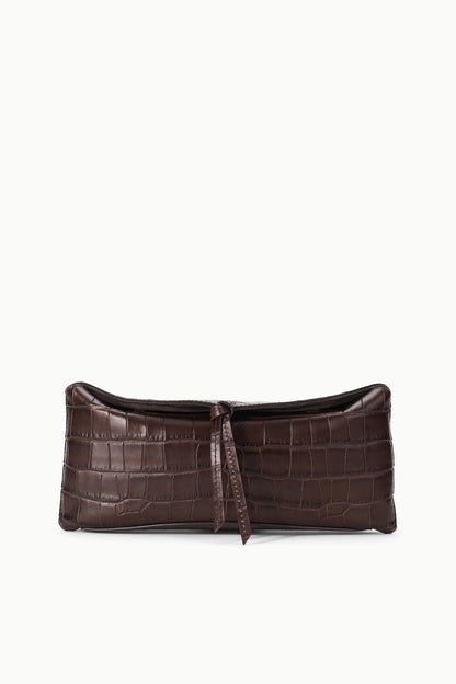 Eve Clutch Espresso Croco | STAUD Value