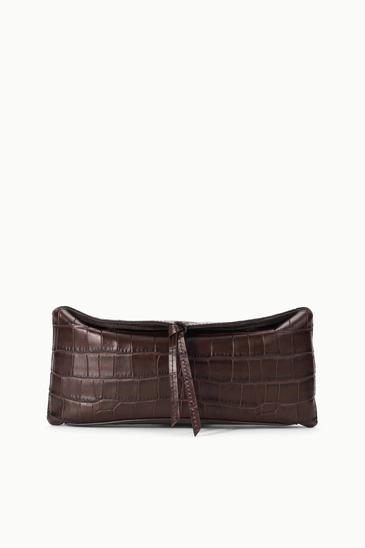 Eve Clutch Espresso Croco | STAUD Value