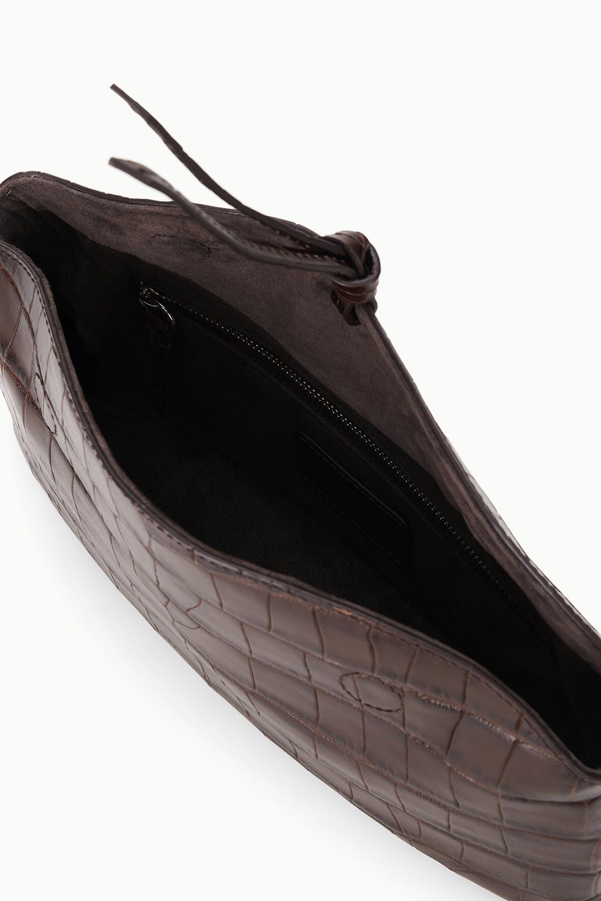 Eve Clutch Espresso Croco | STAUD Value