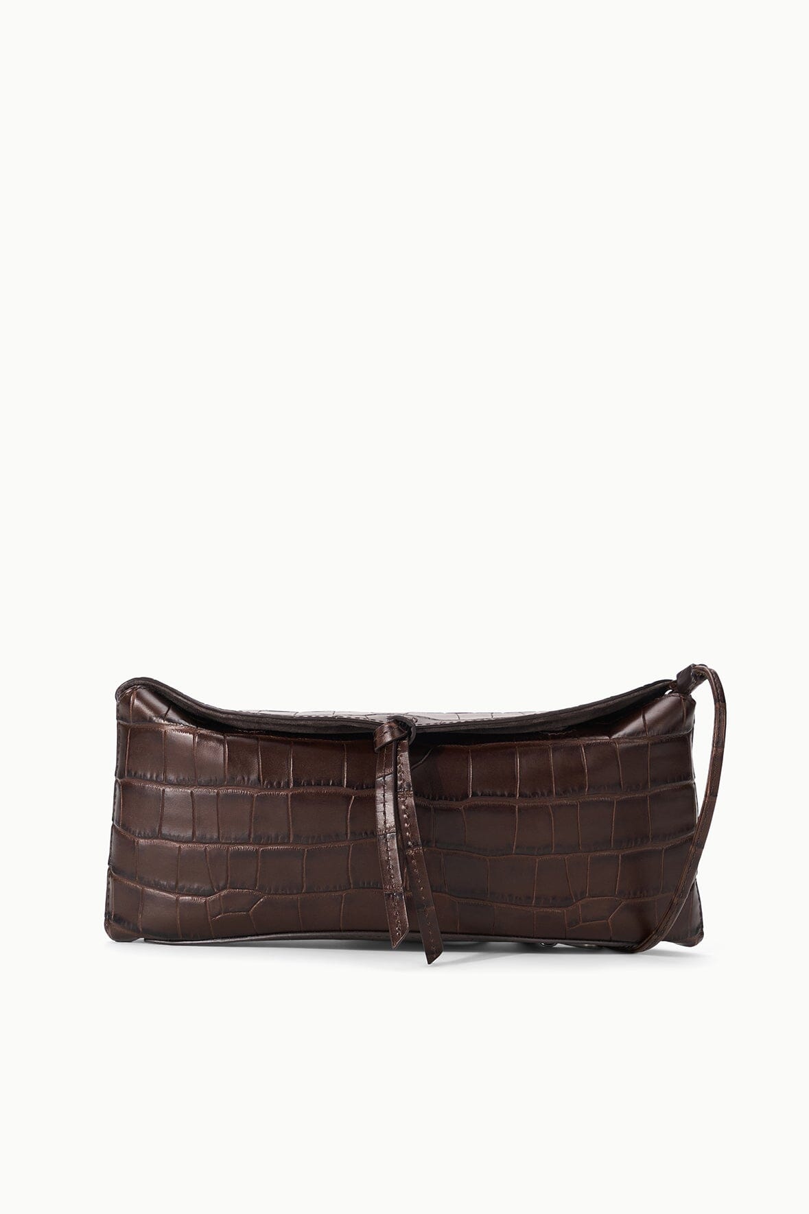 Eve Clutch Espresso Croco | STAUD Value