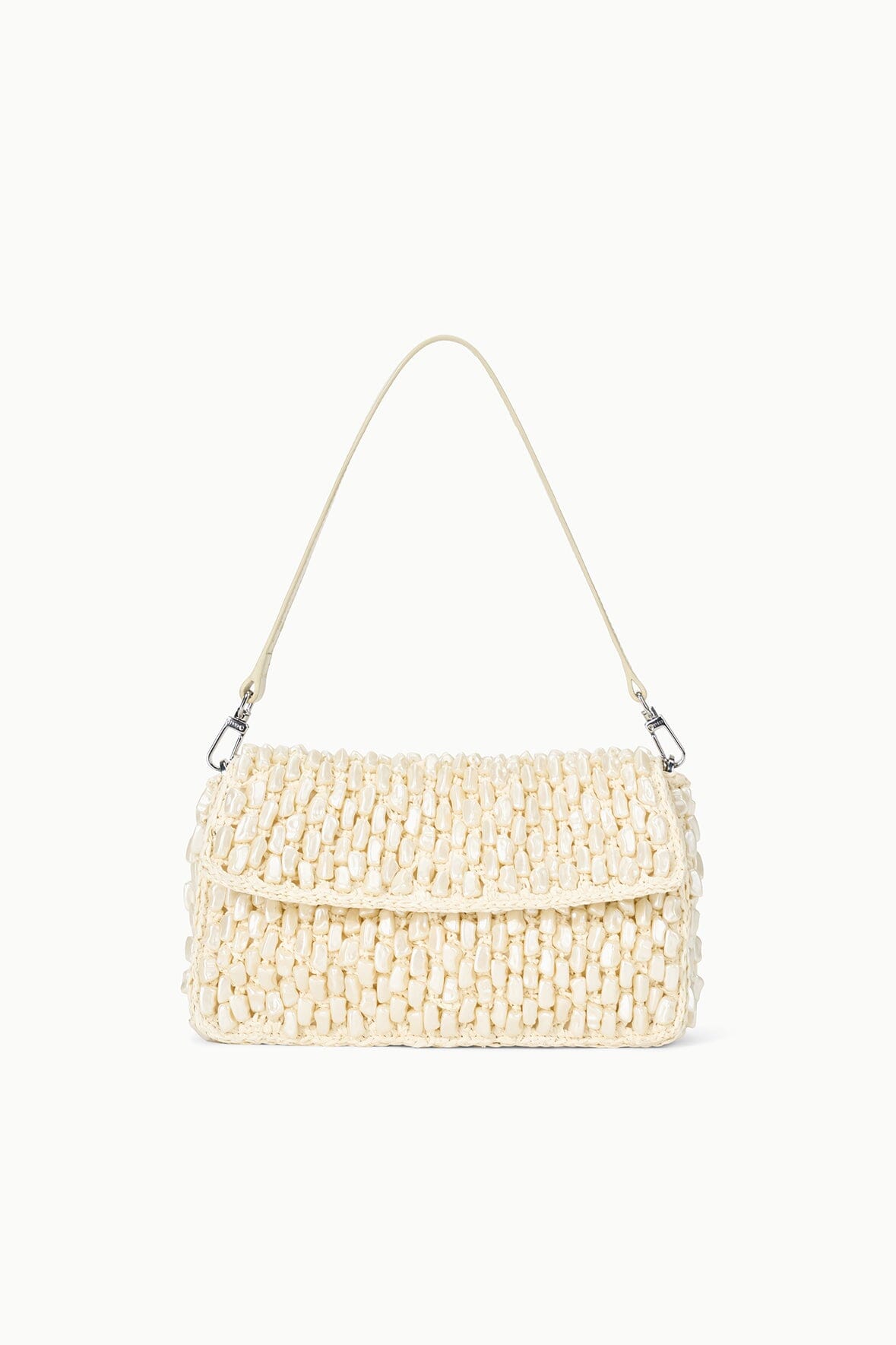 Timmy Convertible Shoulder Bag Cream | STAUD Essential