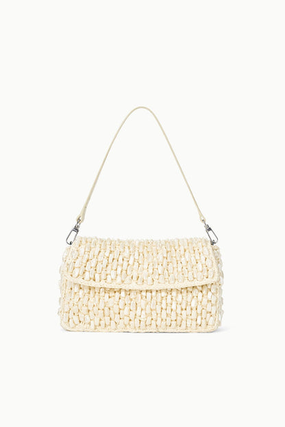 Timmy Convertible Shoulder Bag Cream | STAUD Essential