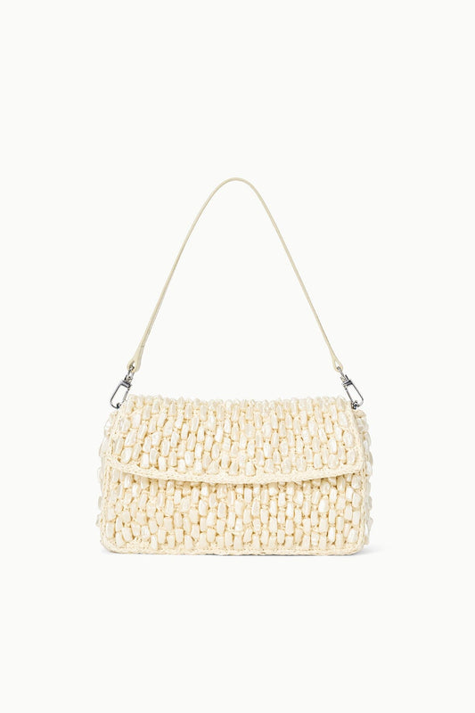 Timmy Convertible Shoulder Bag Cream | STAUD Essential