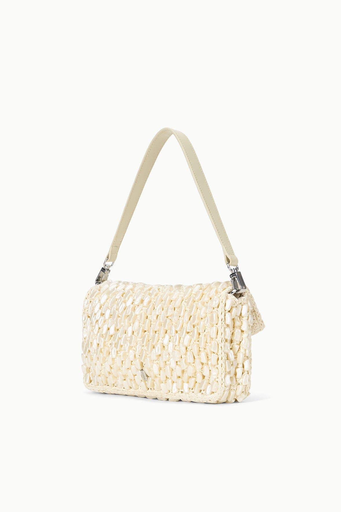 Timmy Convertible Shoulder Bag Cream | STAUD Essential