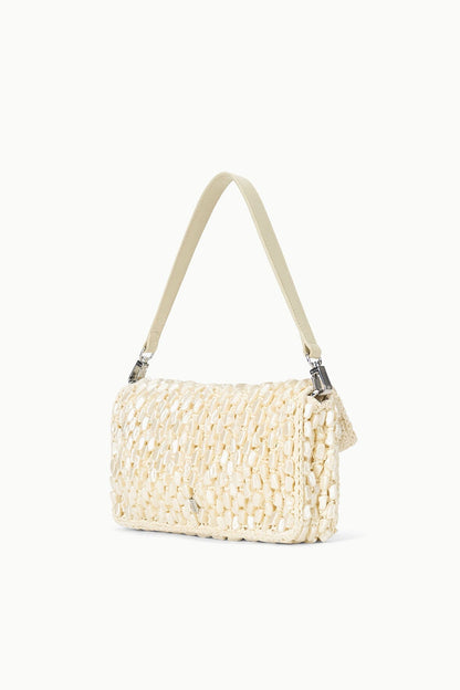 Timmy Convertible Shoulder Bag Cream | STAUD Essential