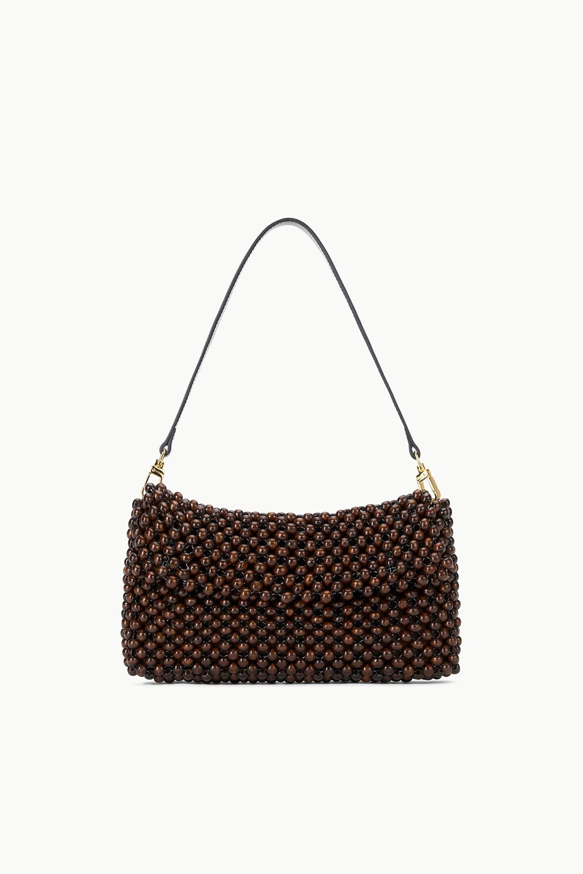 Timmy Shoulder Bag Dark Brown | STAUD Value