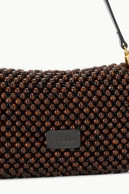 Timmy Shoulder Bag Dark Brown | STAUD Value