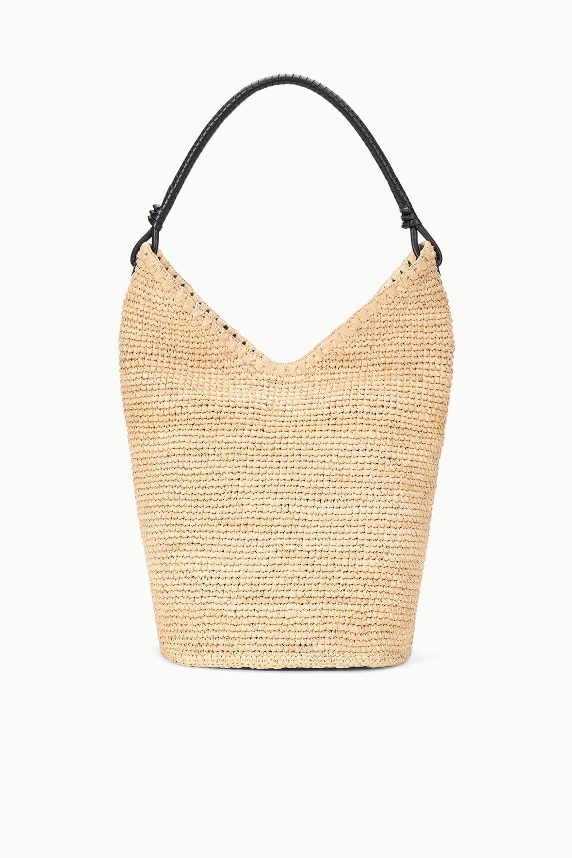 Lani Large Raffia Bucket Bag Natural | STAUD Best Price