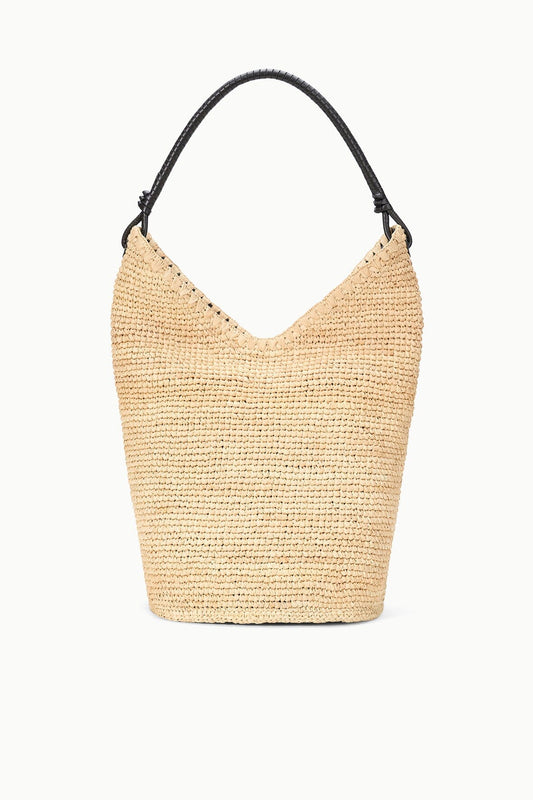 Lani Large Raffia Bucket Bag Natural | STAUD Best Price