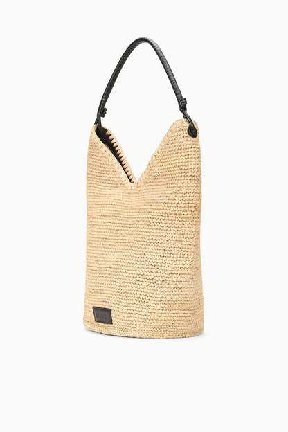 Lani Large Raffia Bucket Bag Natural | STAUD Best Price