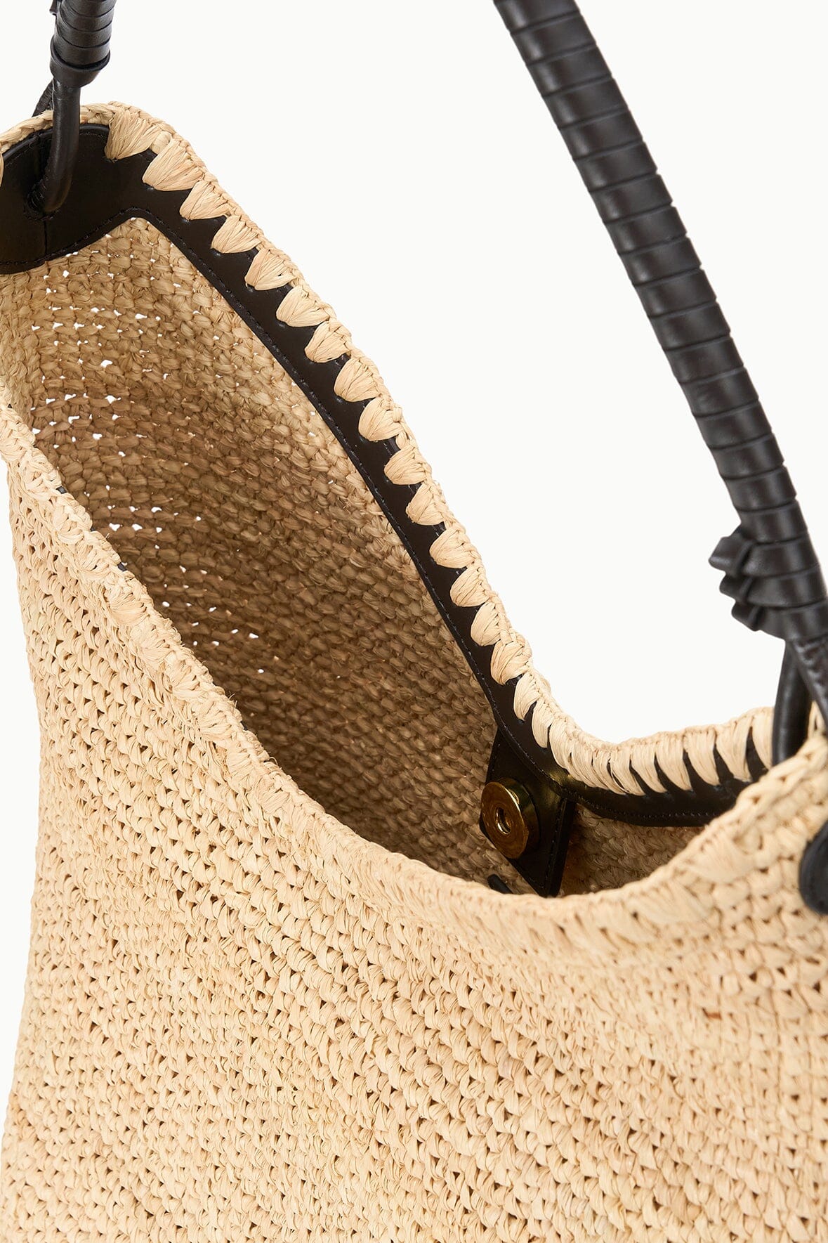 Lani Large Raffia Bucket Bag Natural | STAUD Best Price