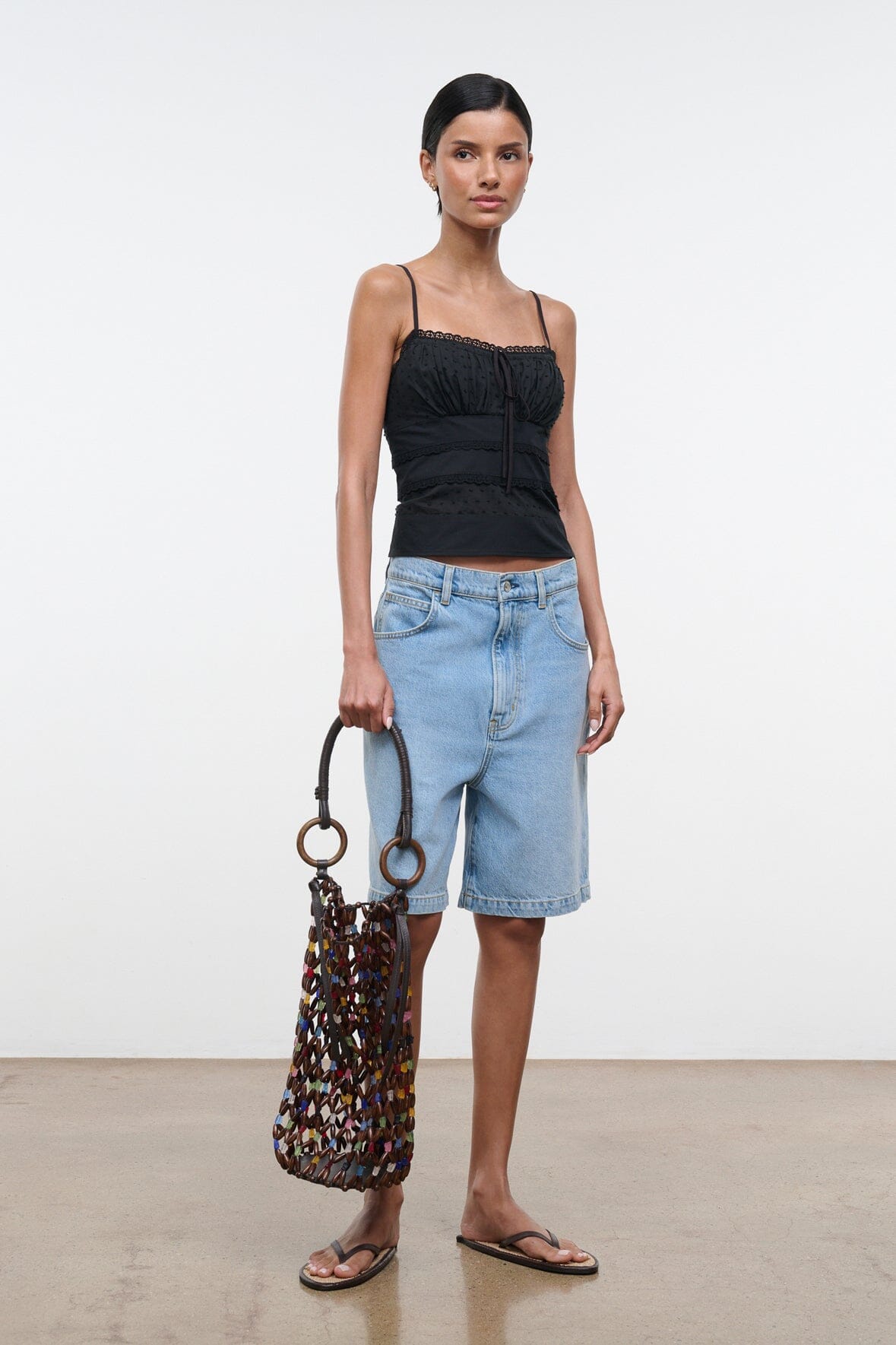 Del Mar Bucket Bag Sea Glass Multi | STAUD Quality
