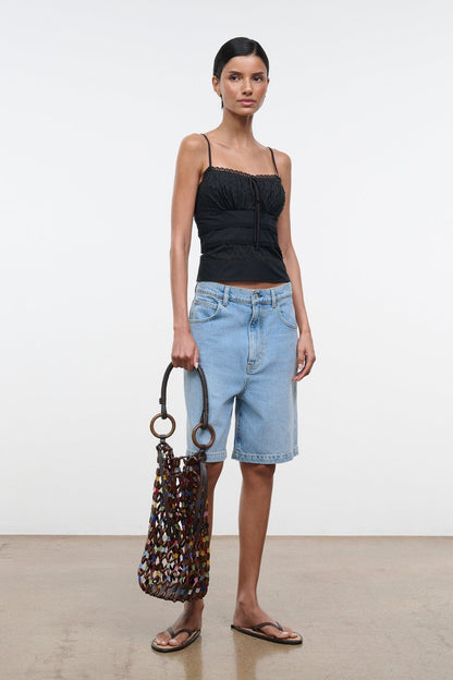 Del Mar Bucket Bag Sea Glass Multi | STAUD Quality