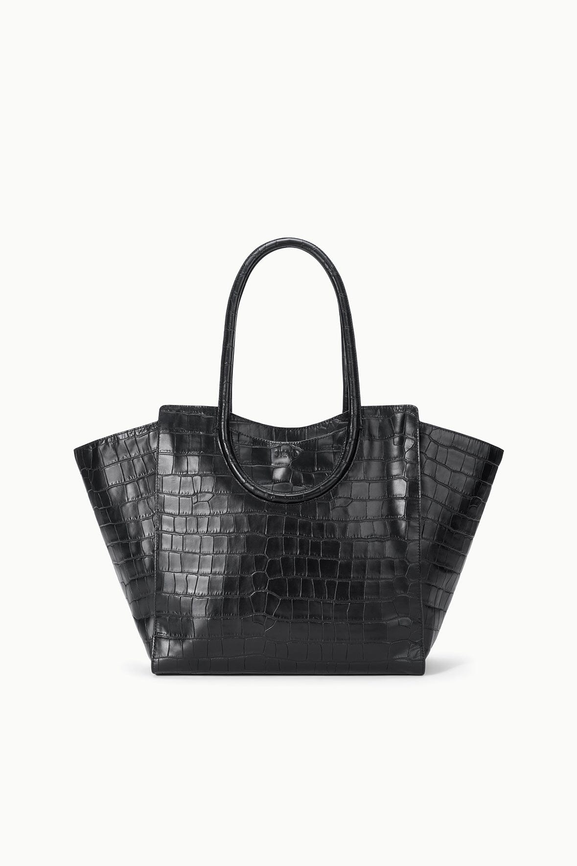 Maude Tote Bag Black Croco | STAUD Hot Sale