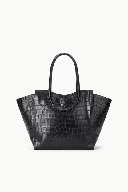 Maude Tote Bag Black Croco | STAUD Hot Sale