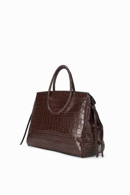 Maude Carryall Espresso Croco | STAUD Popular