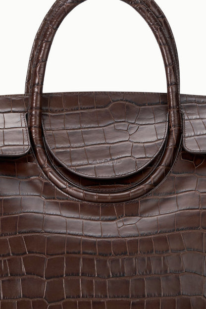 Maude Carryall Espresso Croco | STAUD Popular