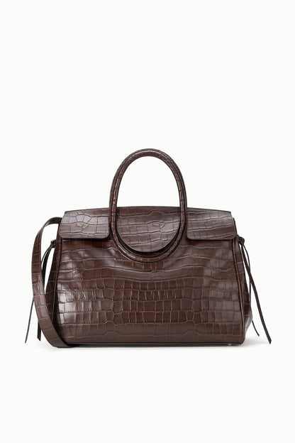 Maude Carryall Espresso Croco | STAUD Popular