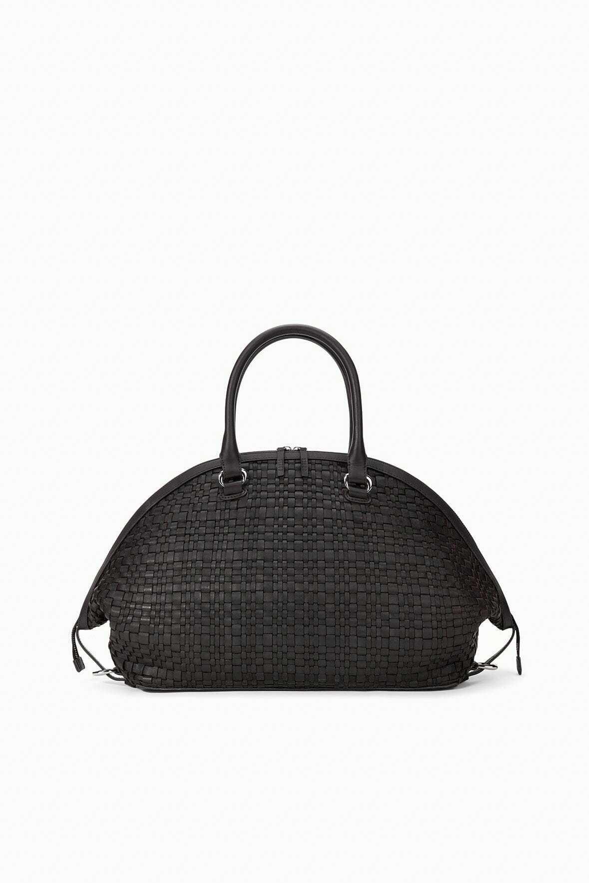 Hester Satchel Espresso Woven | STAUD Everyday
