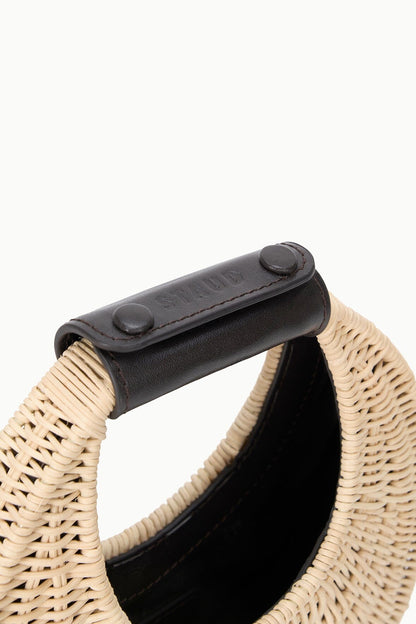 Good Night Moon Wicker Bag Natural | STAUD New