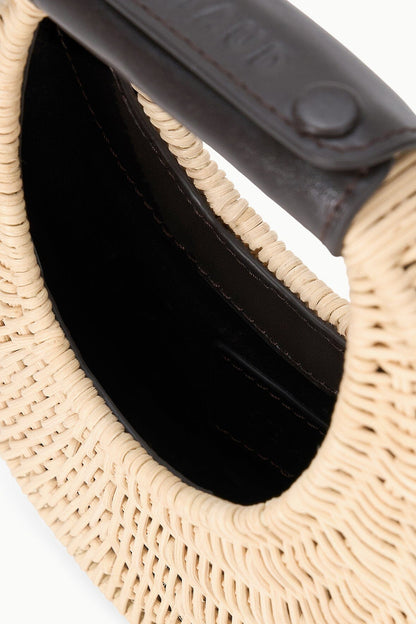 Good Night Moon Wicker Bag Natural | STAUD New